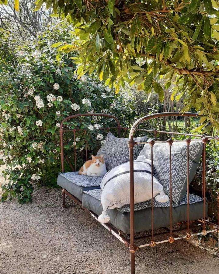 Mas Notre-Dame, Adult Only, Situation Ideale, Grand Jardin Paisible Grospierres Esterno foto